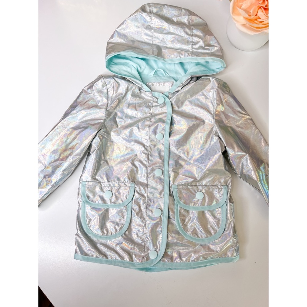 Holographic toddler light jacket